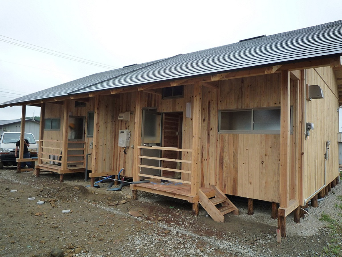 仮説住宅　完成